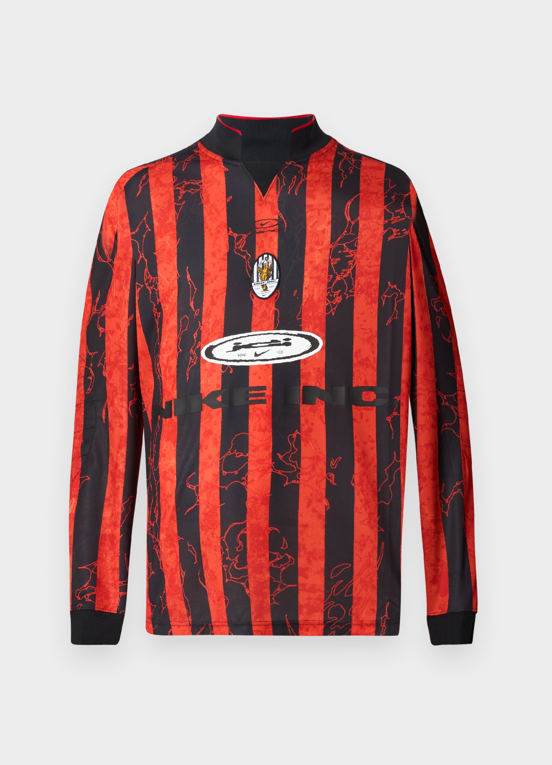 롱 슬리브 탑 피칸테 레드 유니버시티 레드 블랙 | 나이키 | 페칭 FETCHING