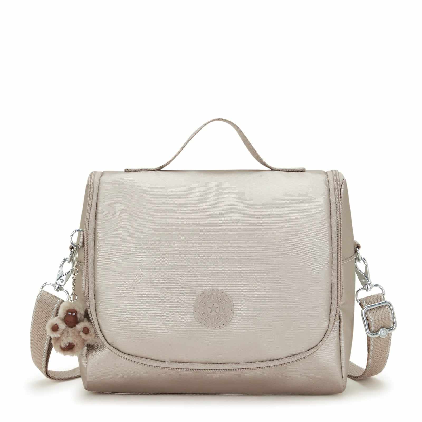 KIPLING 뉴 키치로 메탈릭 런치백