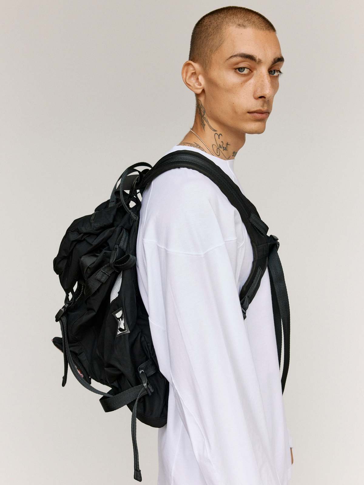 Gr10 K Waxed Zipped Backpack | GR10K | FETCHING