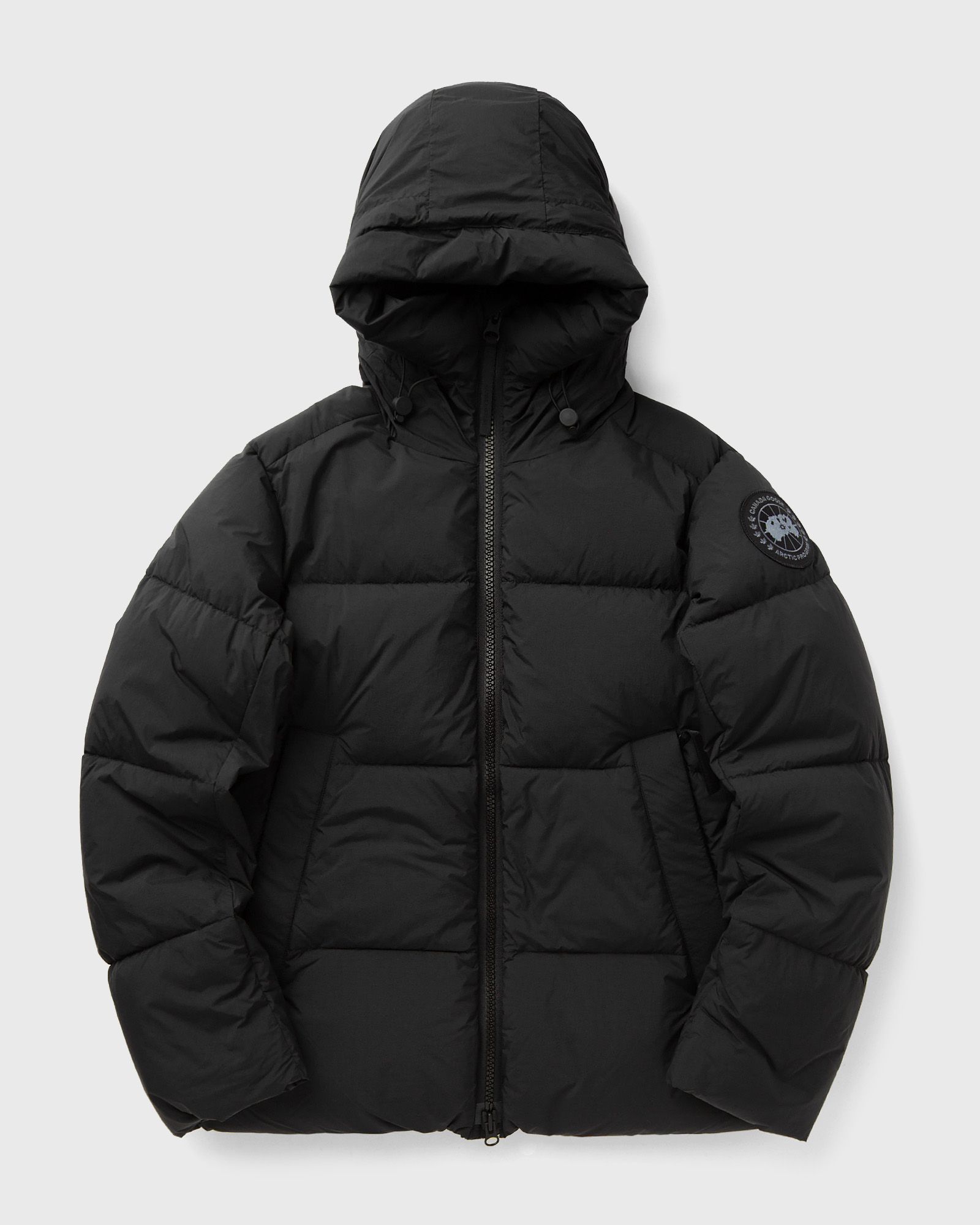 CANADA GOOSE 크로프톤 퍼퍼 매트 블랙 다운 퍼퍼 자켓