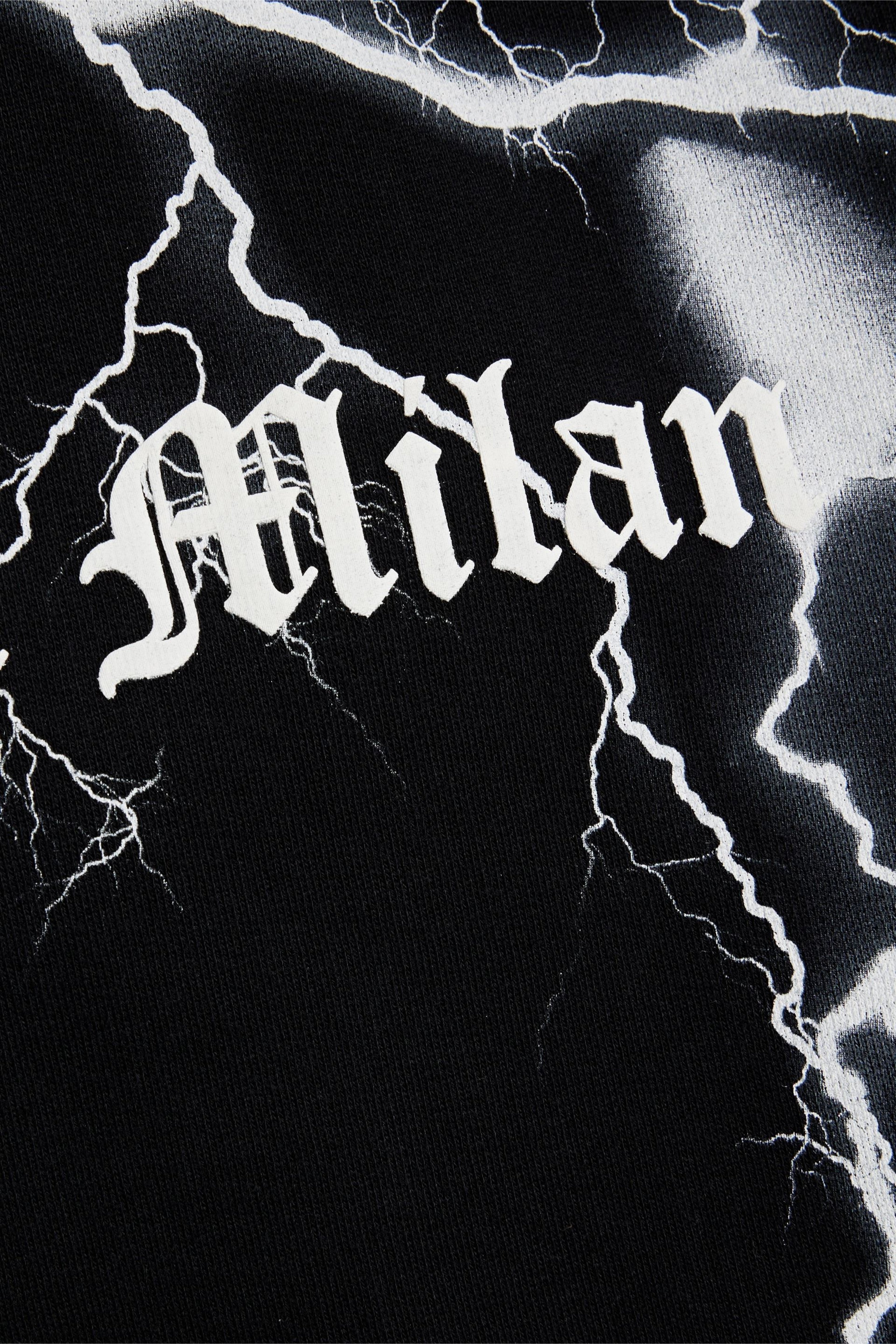 MARCELO BURLON 프린트 코튼 플리스 후드티
