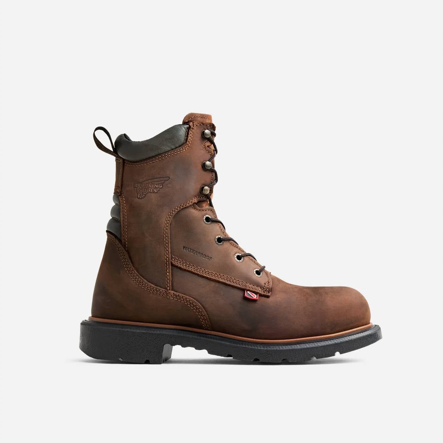 RED WING 다이나포스 스틸 토 부츠 브라운