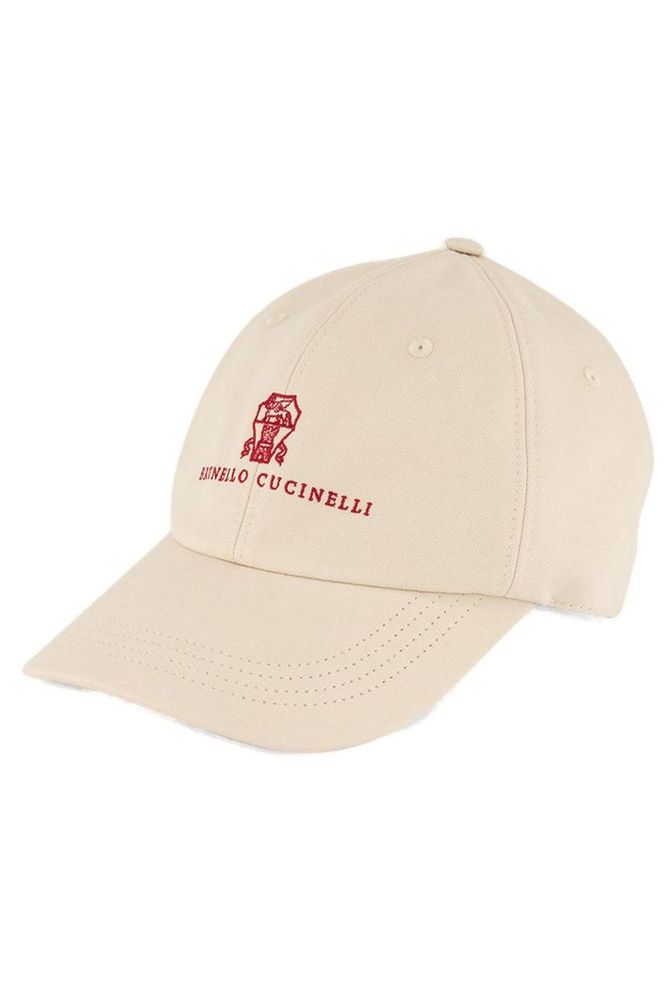 BRUNELLO CUCINELLI 로고 자수 캡