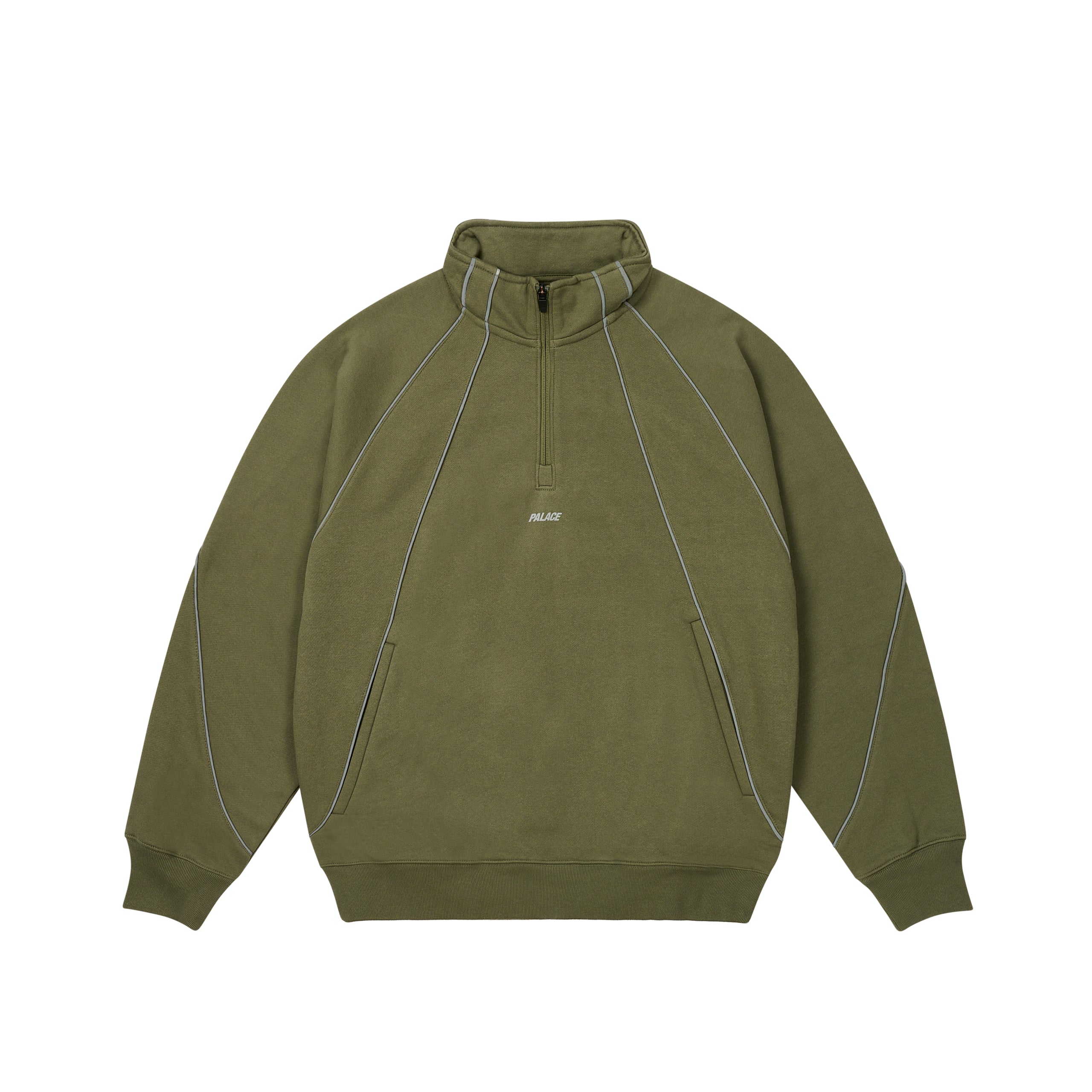 리플렉토 1/4 집업 더 딥 그린 | PALACE | 페칭 FETCHING