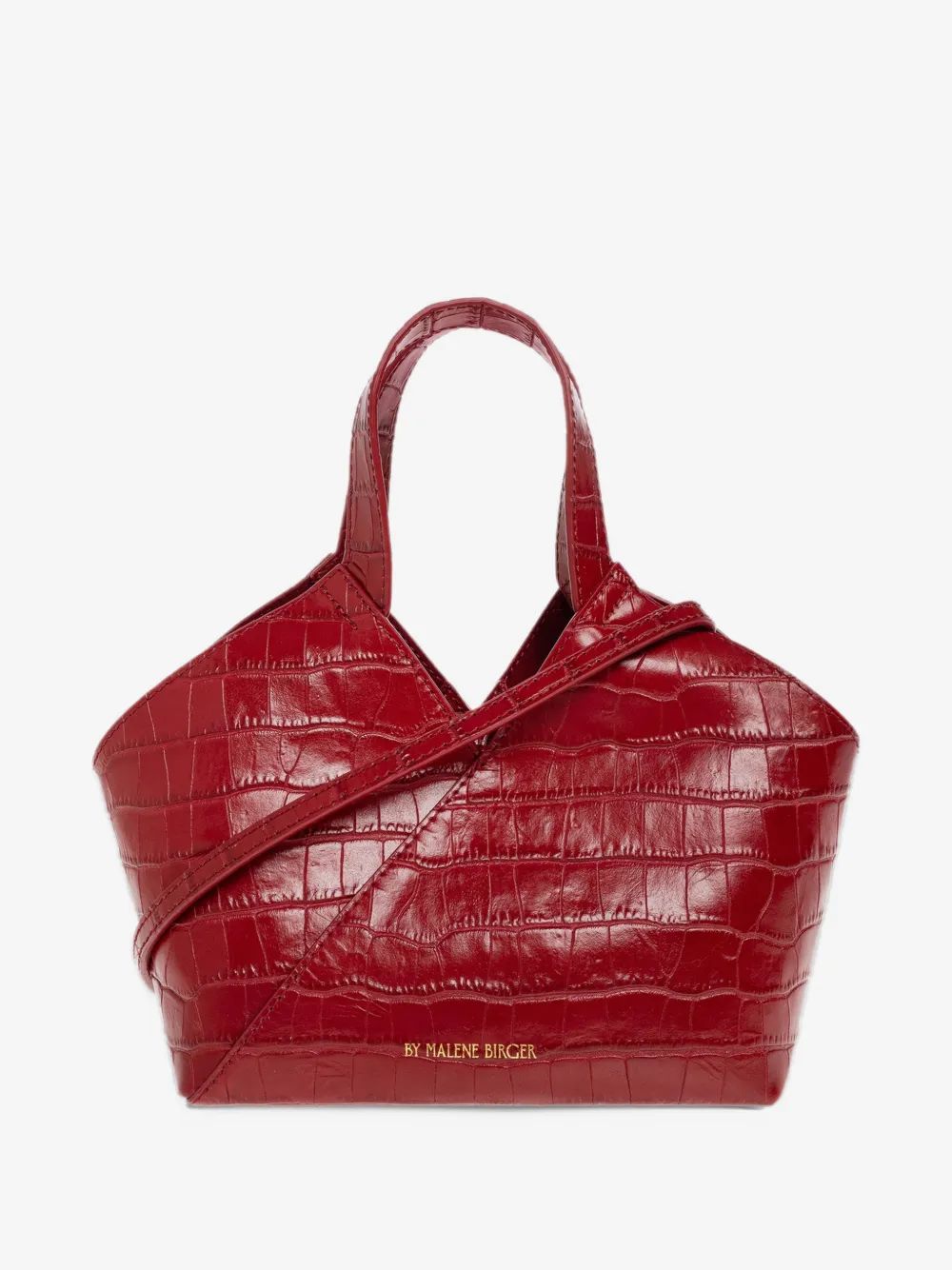 BY MALENE BIRGER 룰리 악어 가죽 토트백