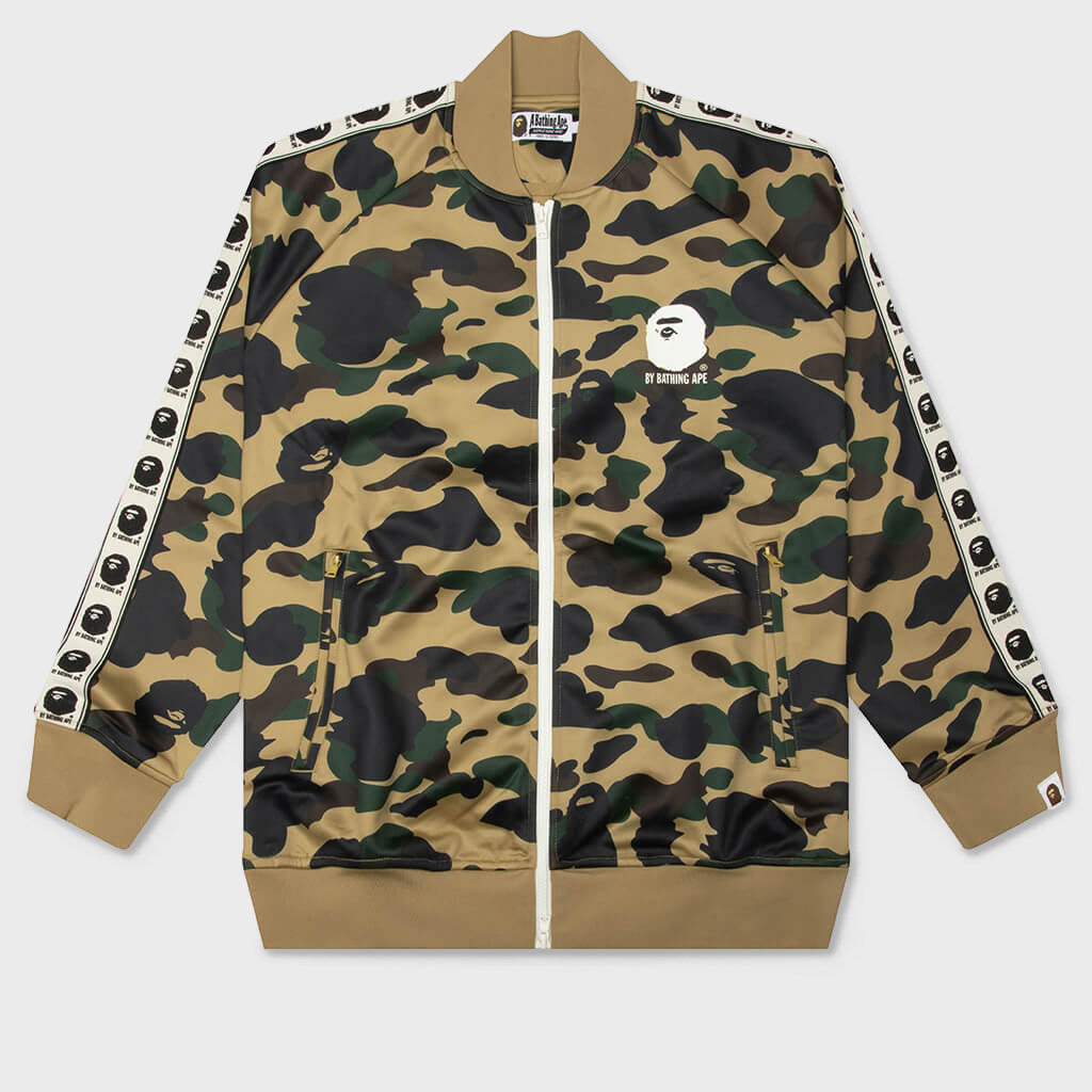 Bape 카모 릴랙스 핏 트랙 자켓