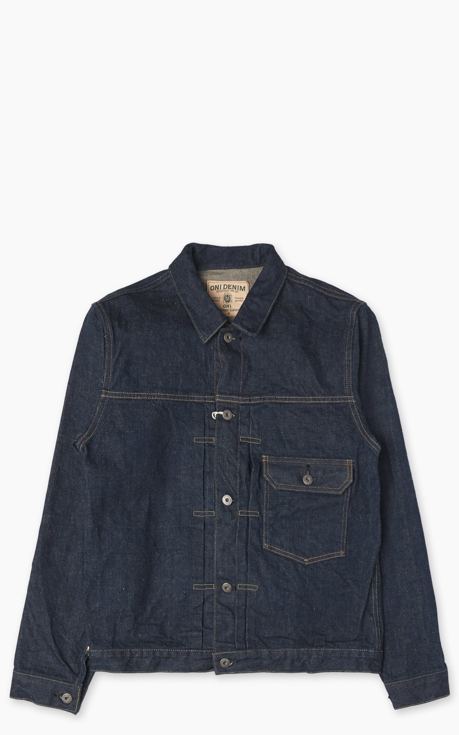 ONI DENIM 이시카와다이 타입 I 자켓 인디고 15oz