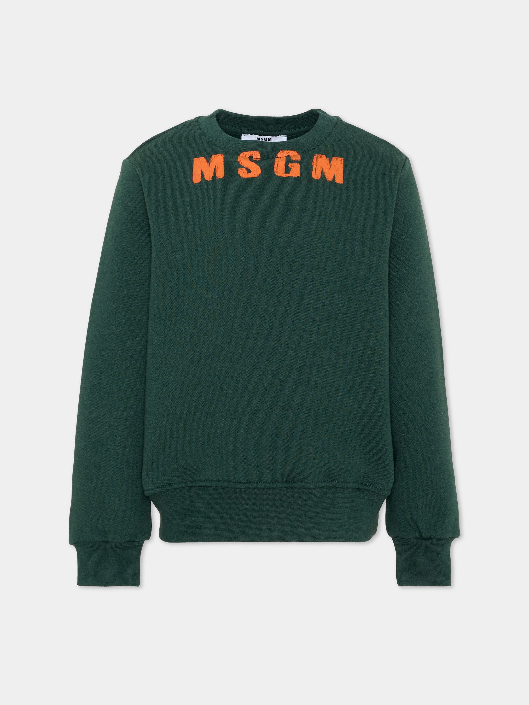 MSGM Kids 로고 맨투맨