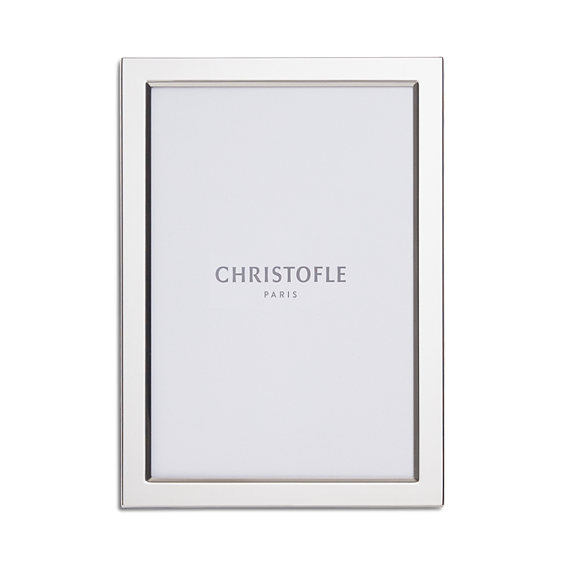 CHRISTOFLE 유니 실버 도금 사진 액자 4 x 6