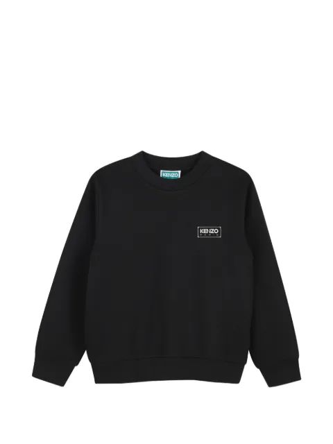 Kenzo Kids 로고 패치 스웨터