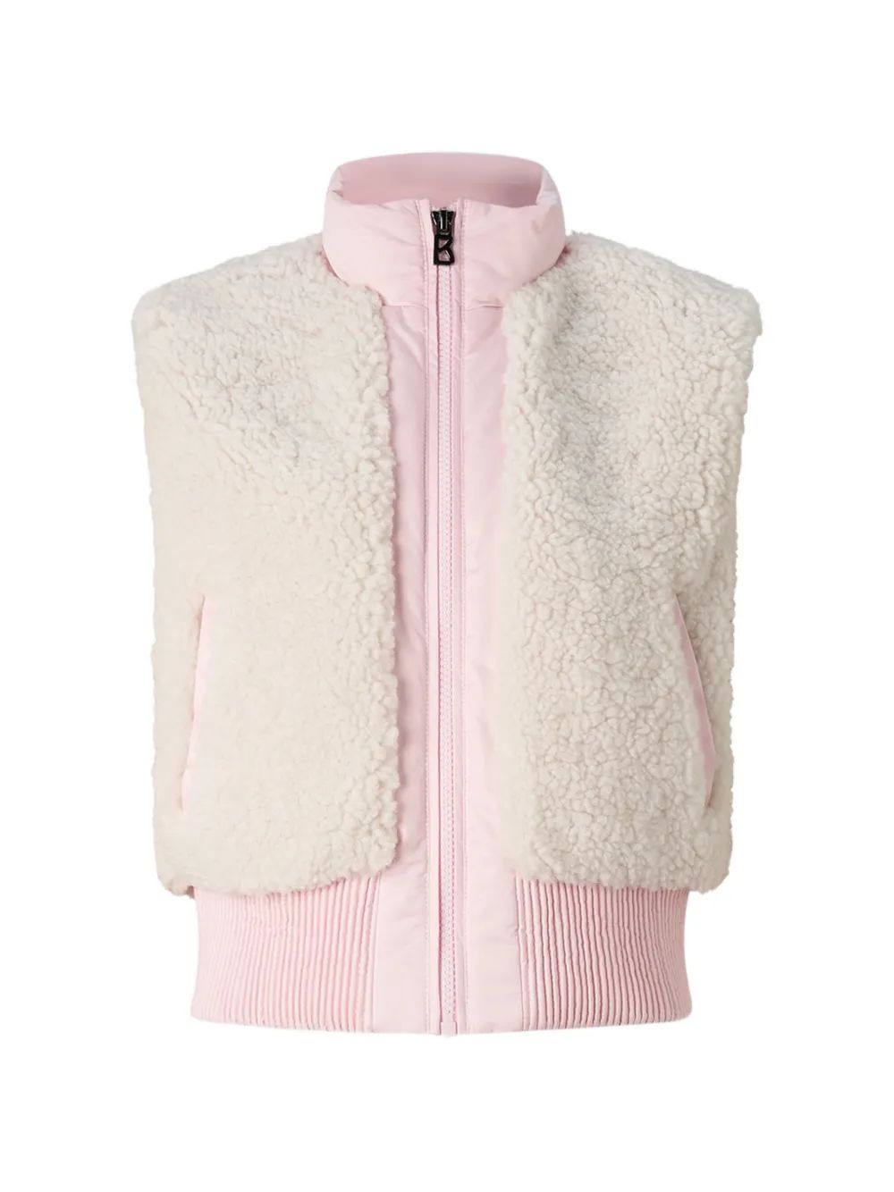 Bogner Kids 글리터 레이어드 투인원 퍼프 자켓