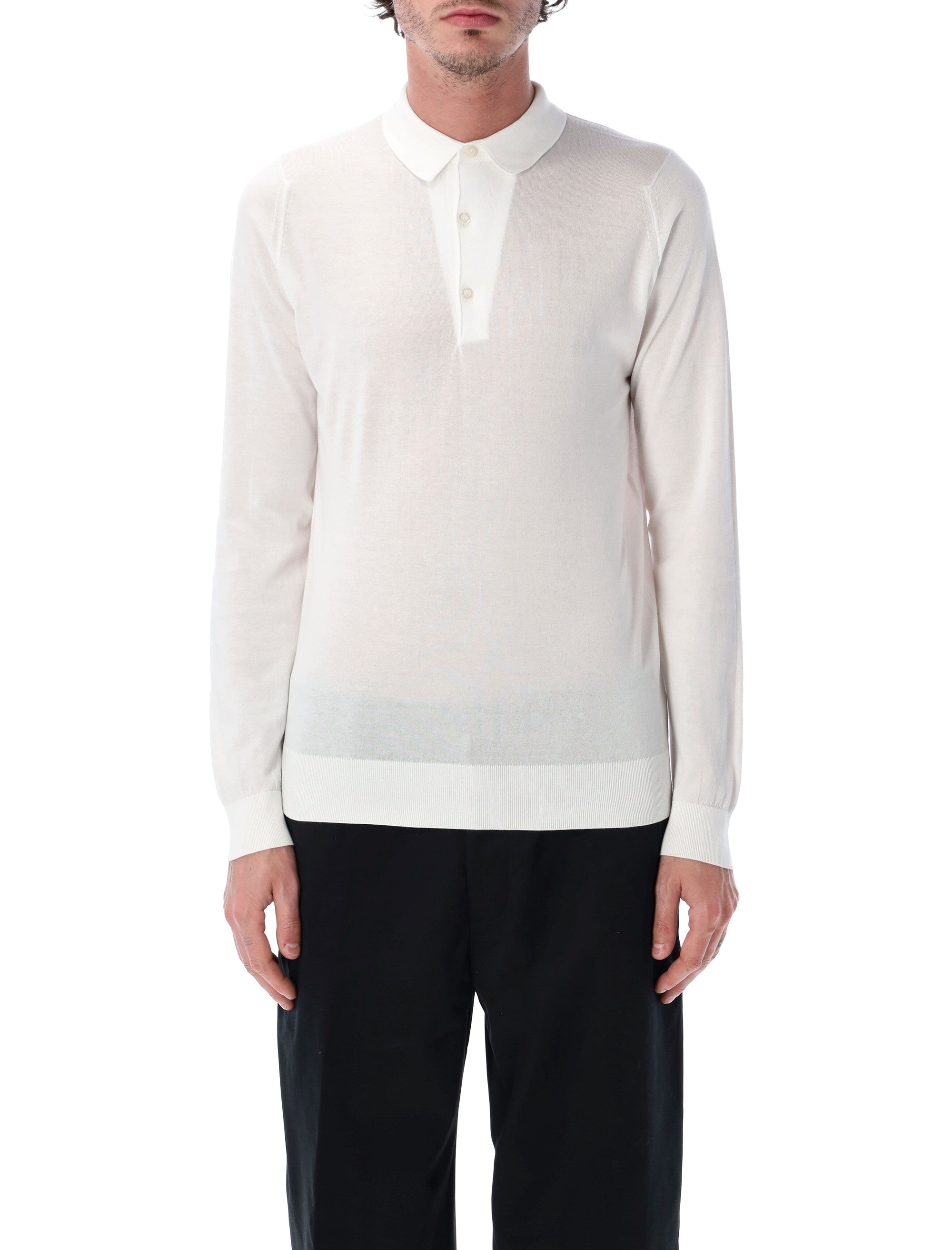 JOHN SMEDLEY 티셔츠 폴로 화이트