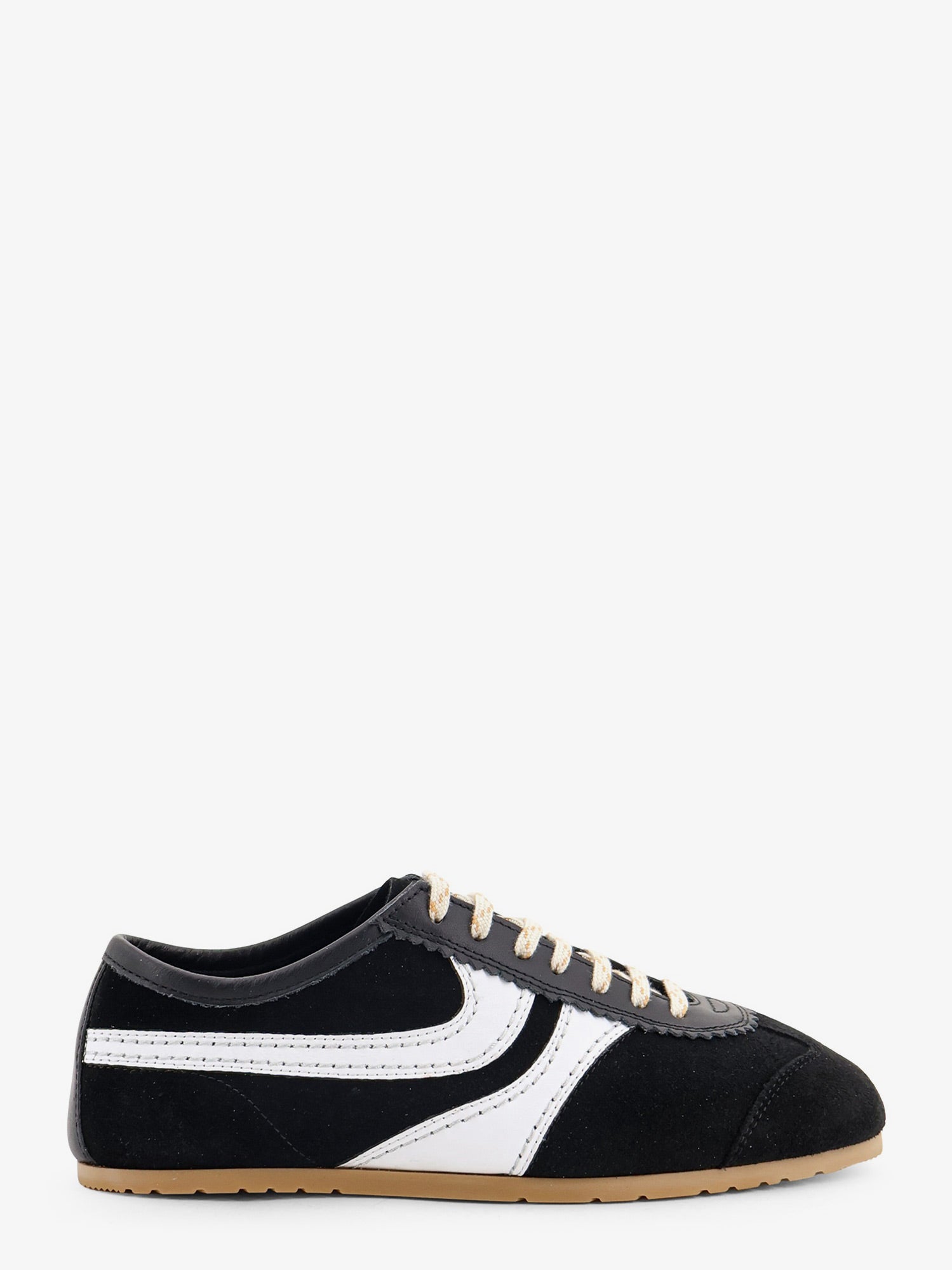 DRIES VAN NOTEN 로우탑 스웨이드 스니커즈