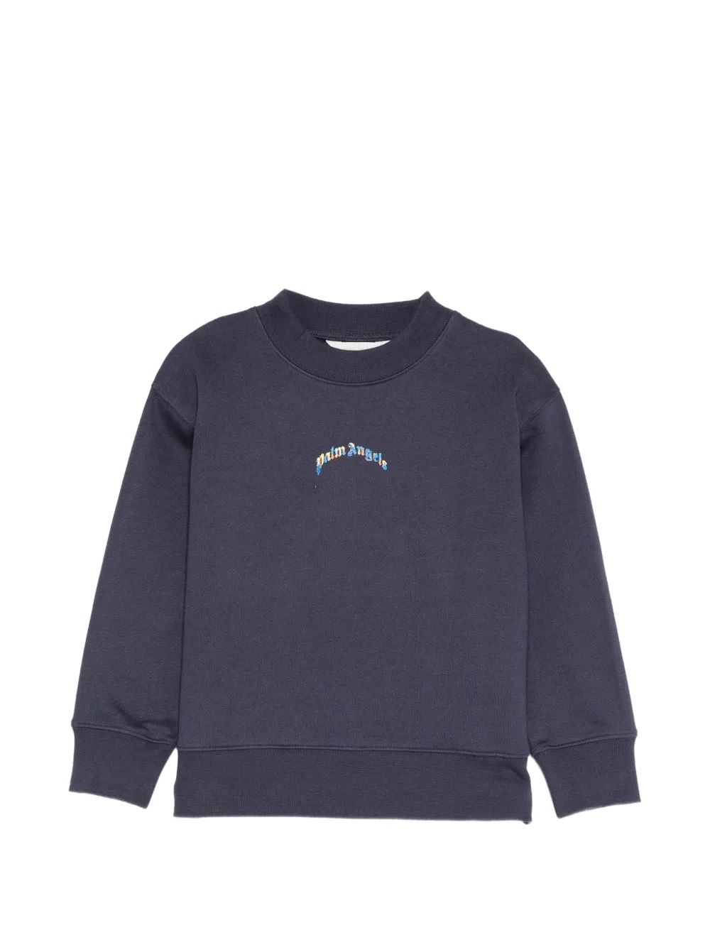 Palm Angels Kids 로고 프린트 맨투맨
