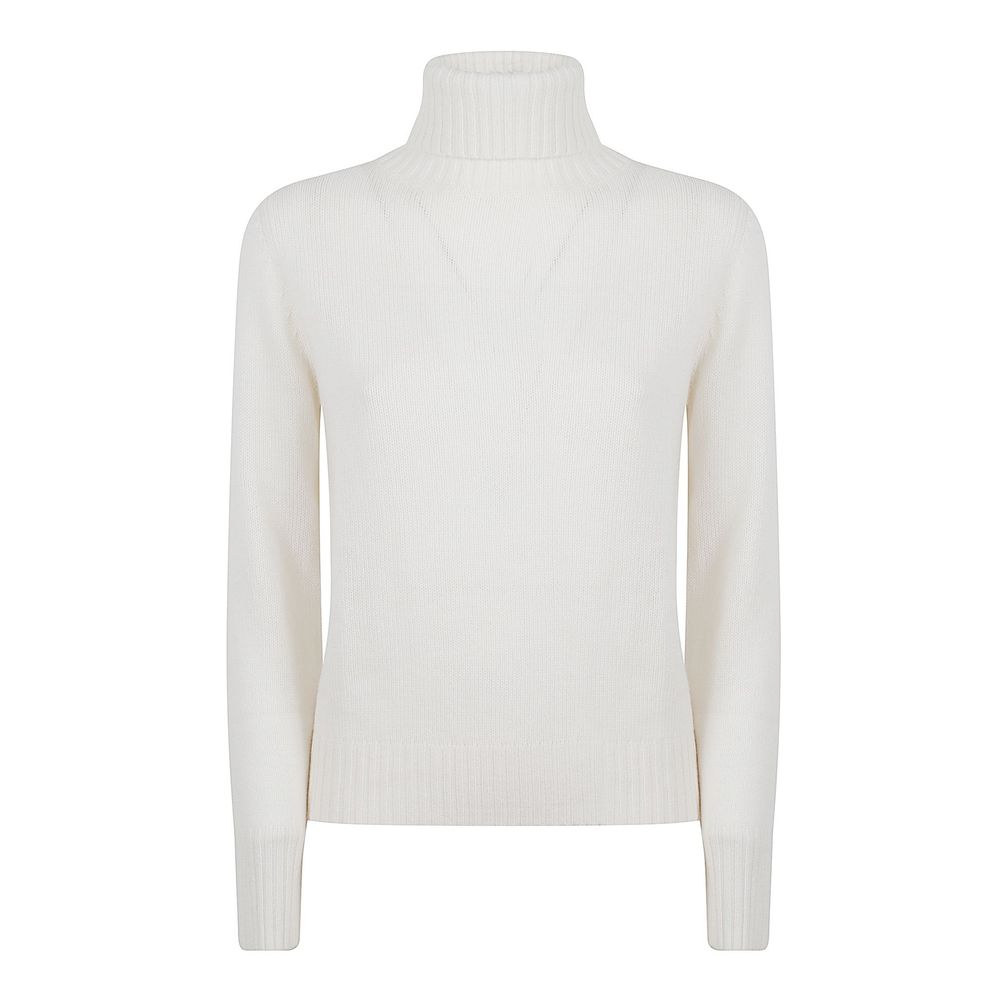 ALLUDE 리브드 터틀넥 니트 스웨터