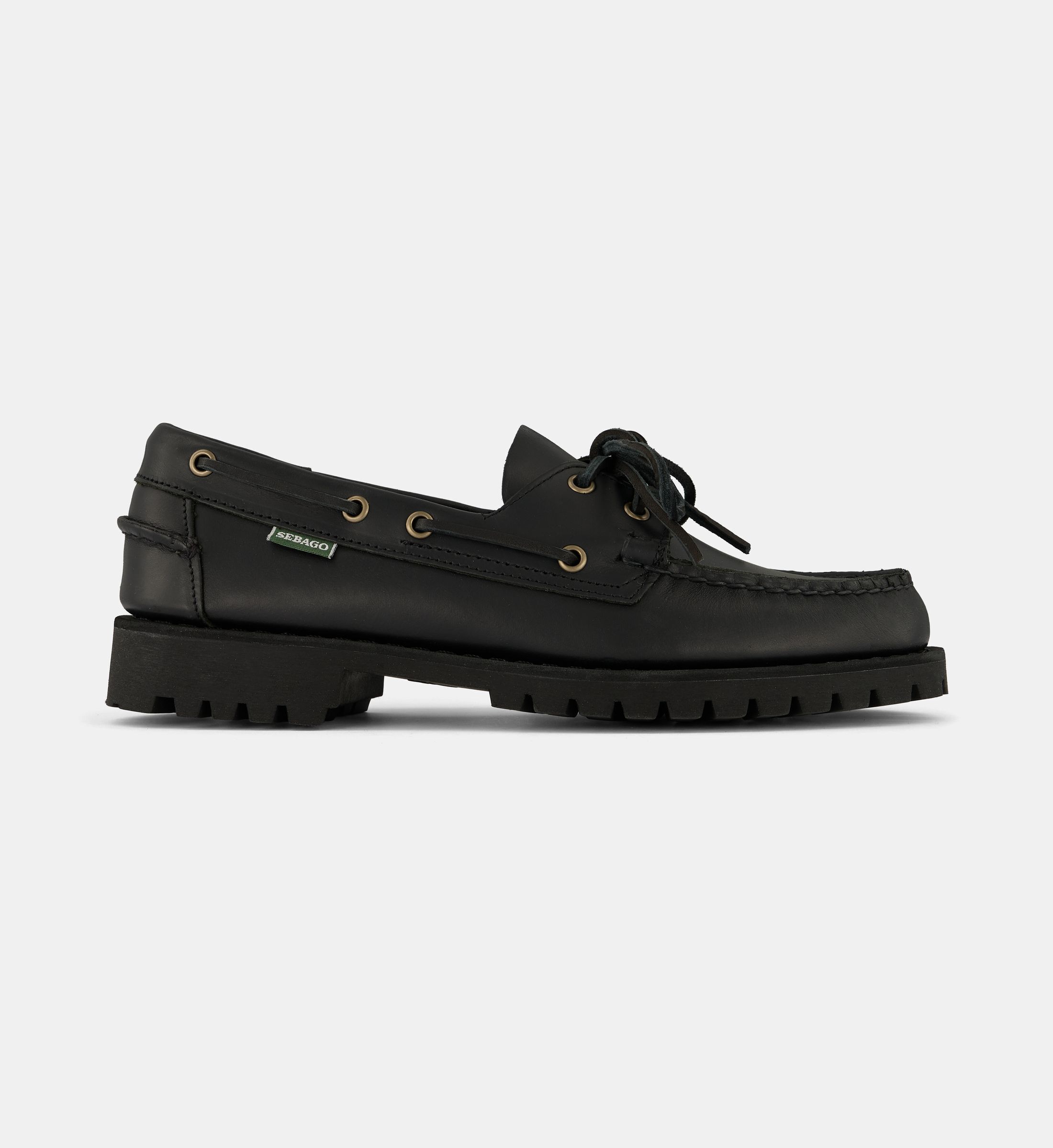 SEBAGO 레인저 왁시 남성 가죽 보트 슈즈