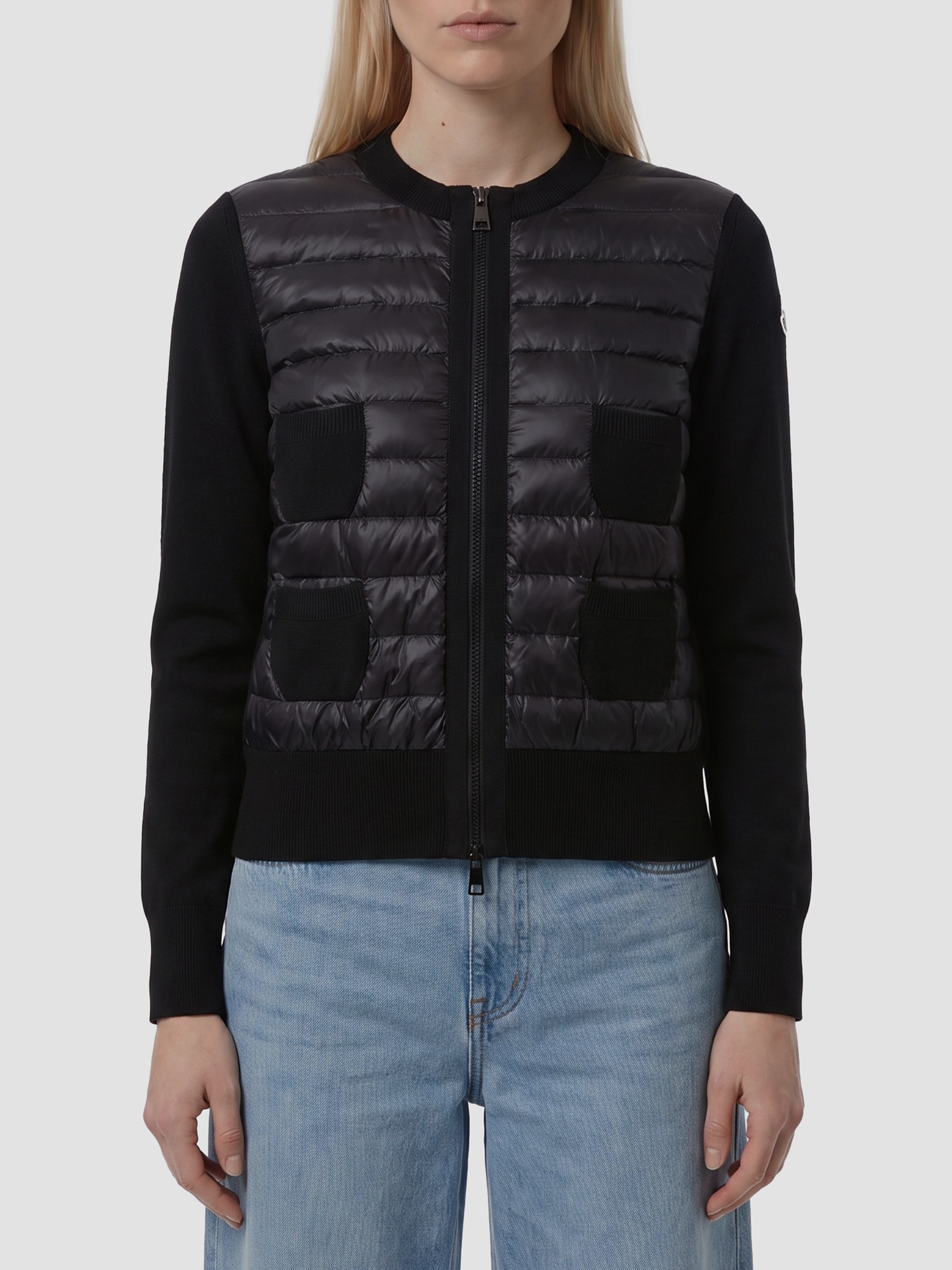 MONCLER 패딩 울 집업 가디건