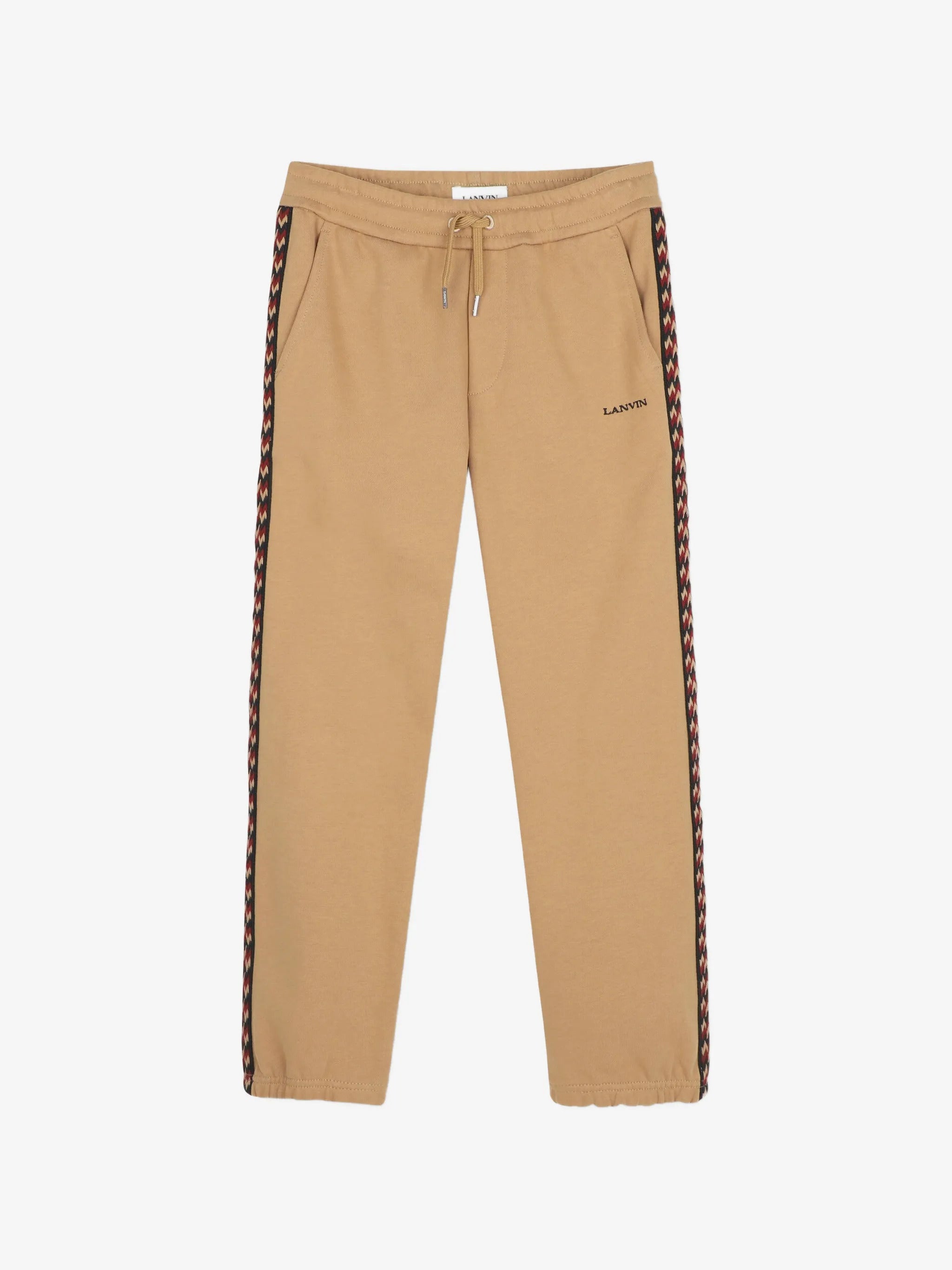 Lanvin Kids 체브론 패턴 바지