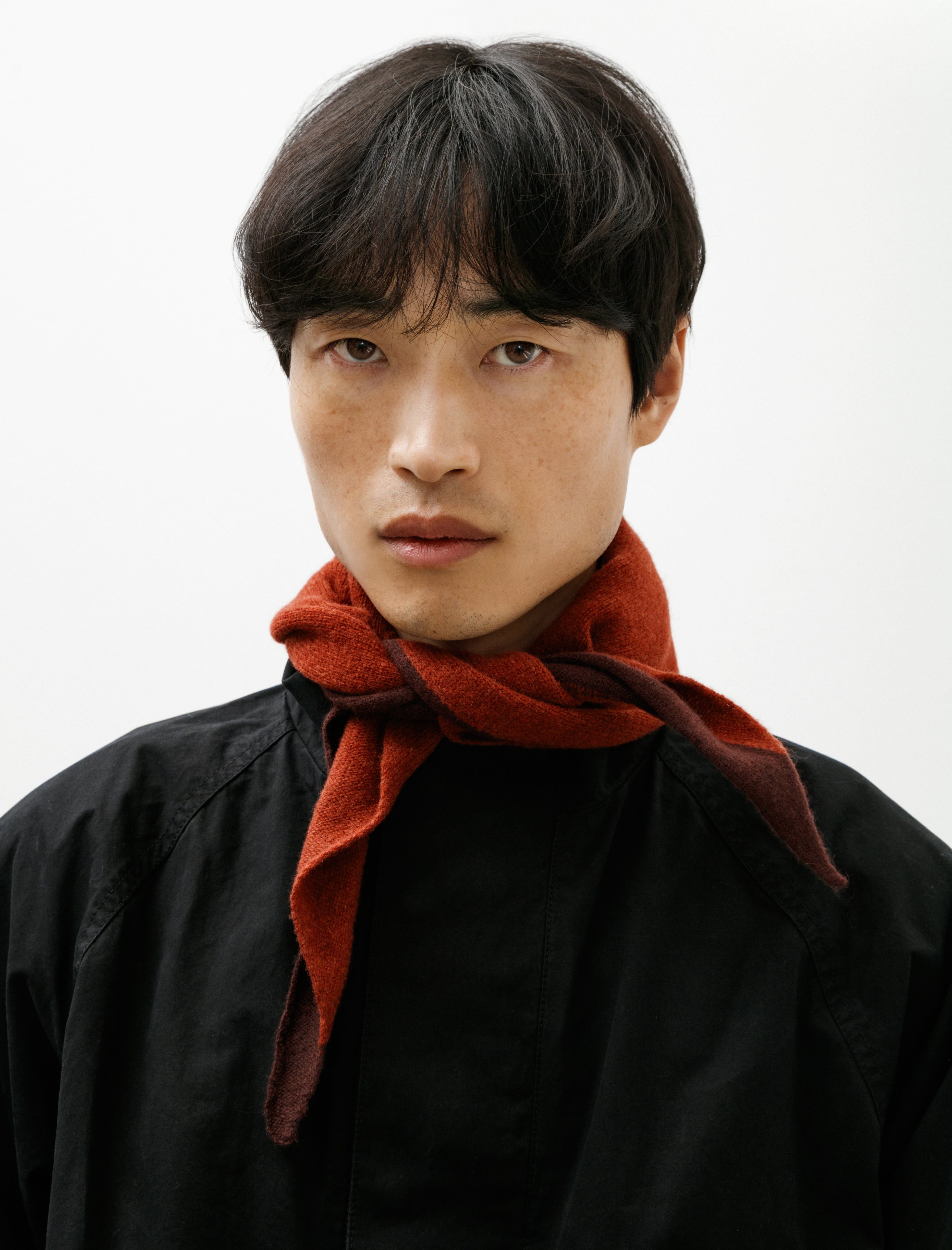 MARGARET HOWELL MHL 팁드 스카우트 스카프 램스울