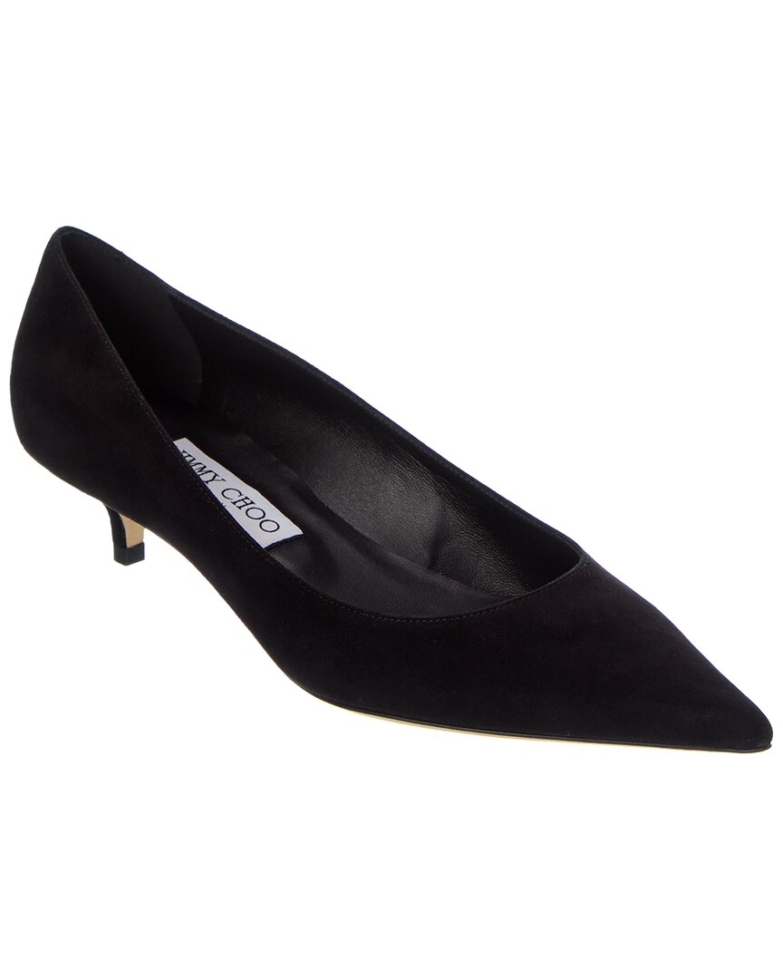 JIMMY CHOO 아멜리아 스웨이드 펌프스