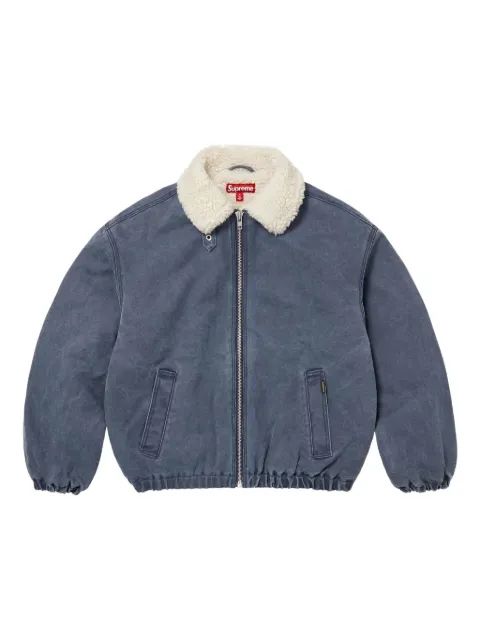 Supreme 셔링 라이닝 봄버 자켓