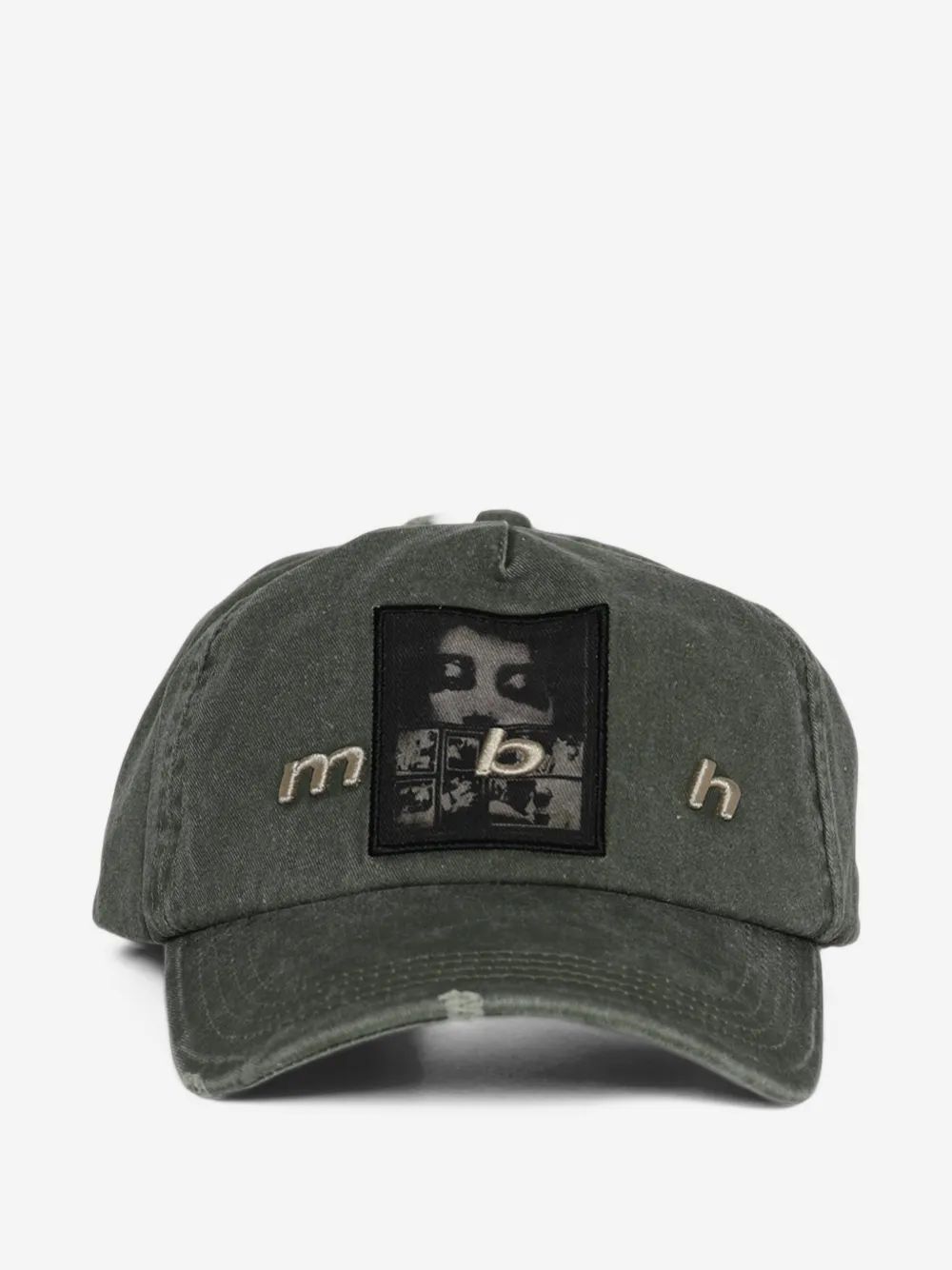 misbhv M B H 1995 로고 패치 디스트레스드 야구 모자