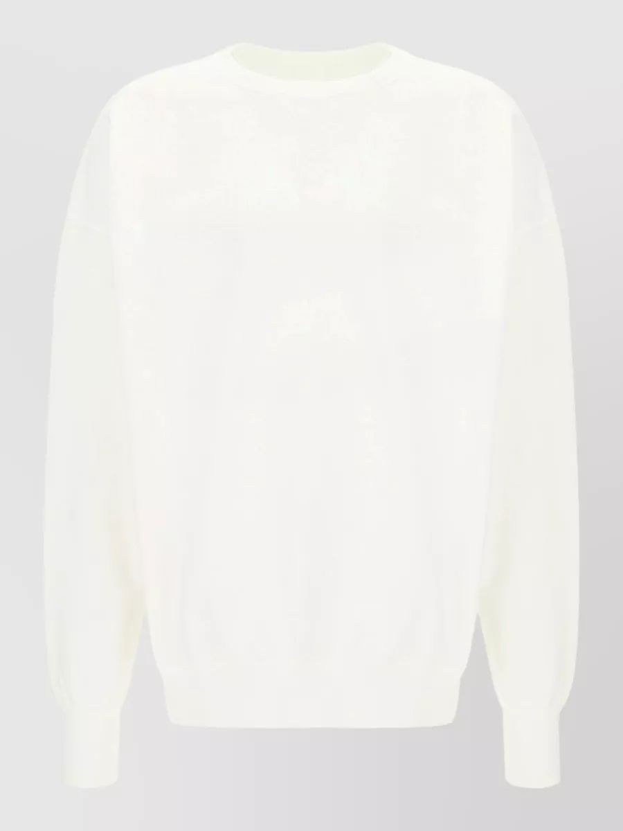 MAISON MARGIELA 코튼 스웨트셔츠 커프 마감과 밑단