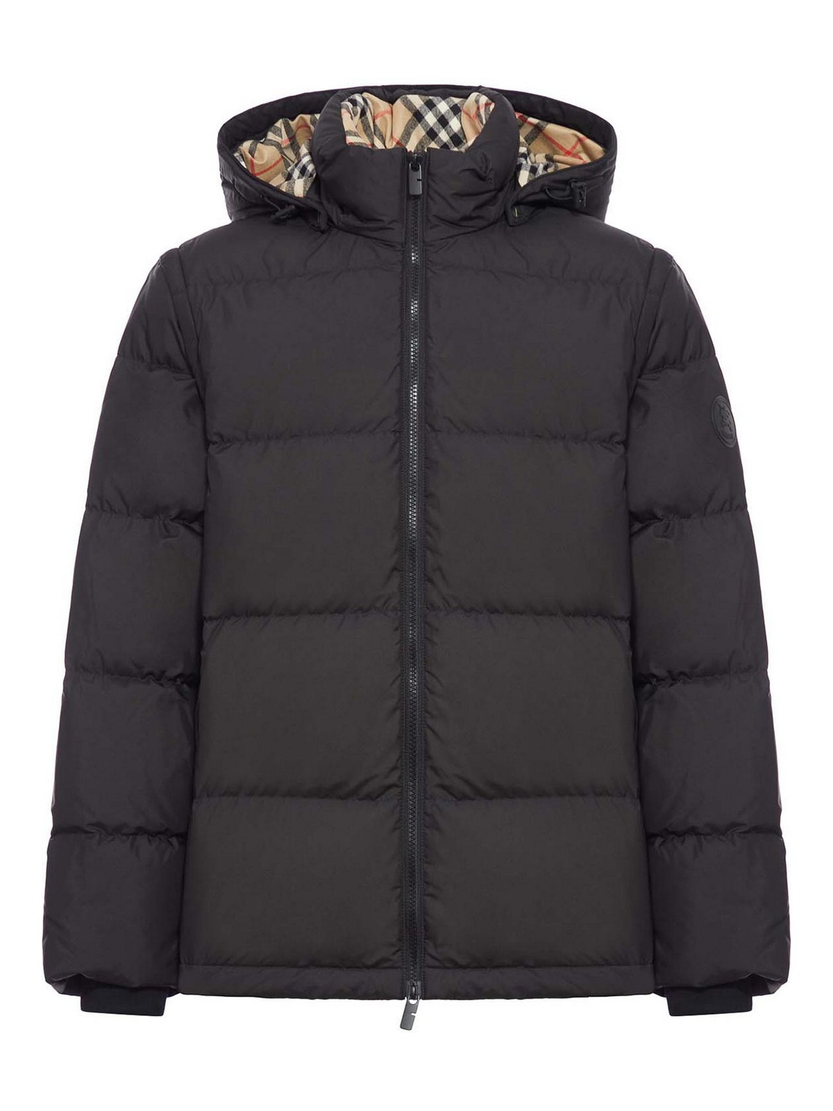 BURBERRY 탈부착 가능한 소매 다운 자켓