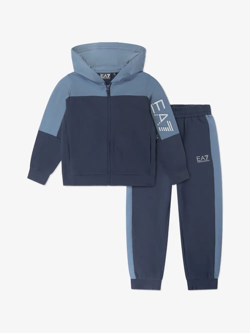Emporio Armani Kids EA7 로고 프린트 트랙수트