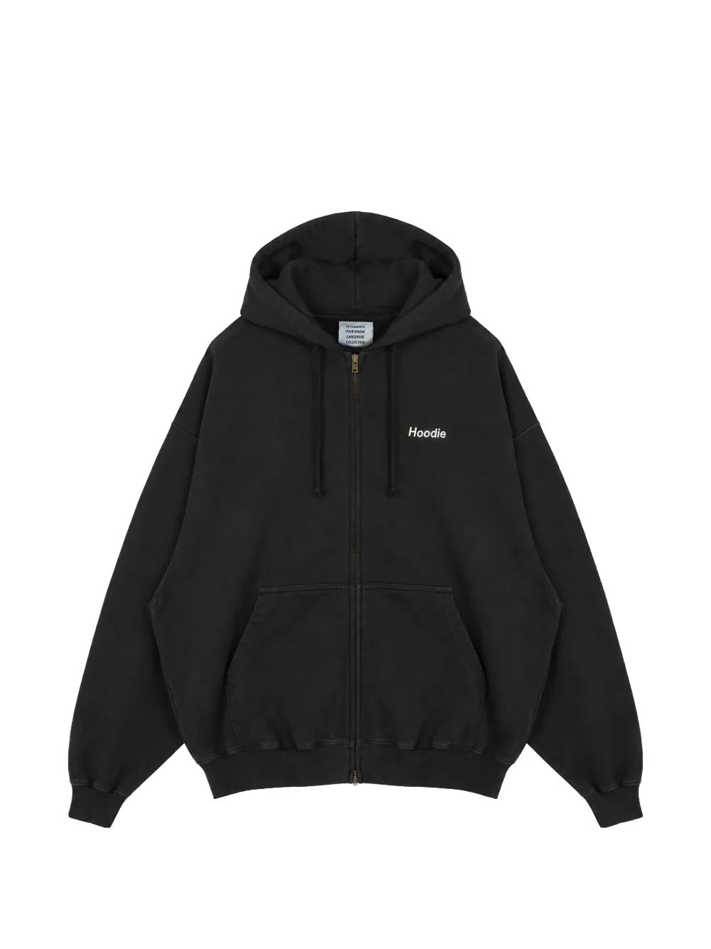 VETEMENTS 자수 집업 후드