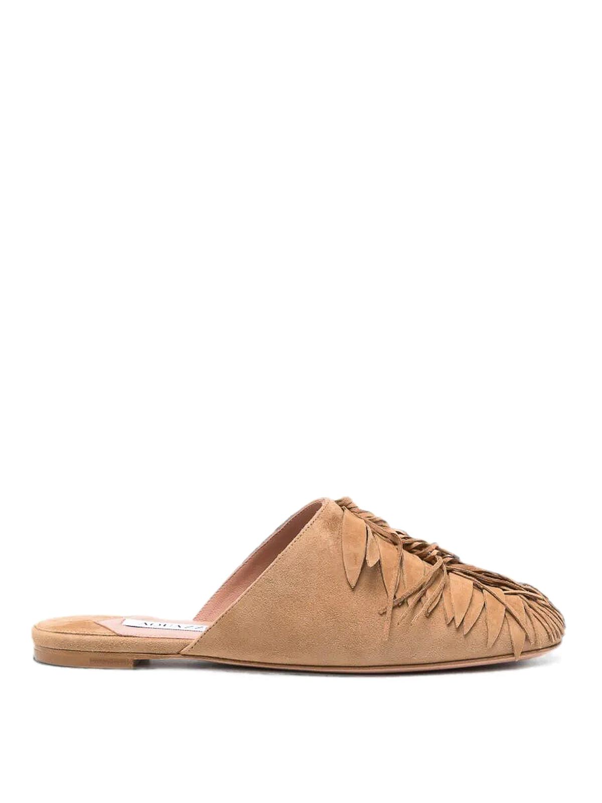AQUAZZURA 매버릭 뮬 플랫