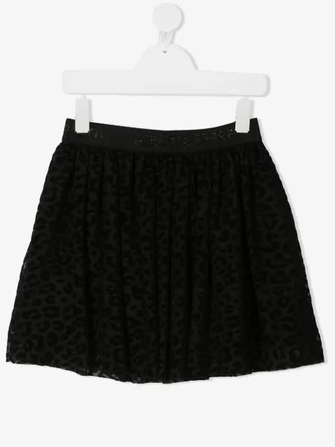 Alberta Ferretti Kids 레오파드 프린트 튜튜
