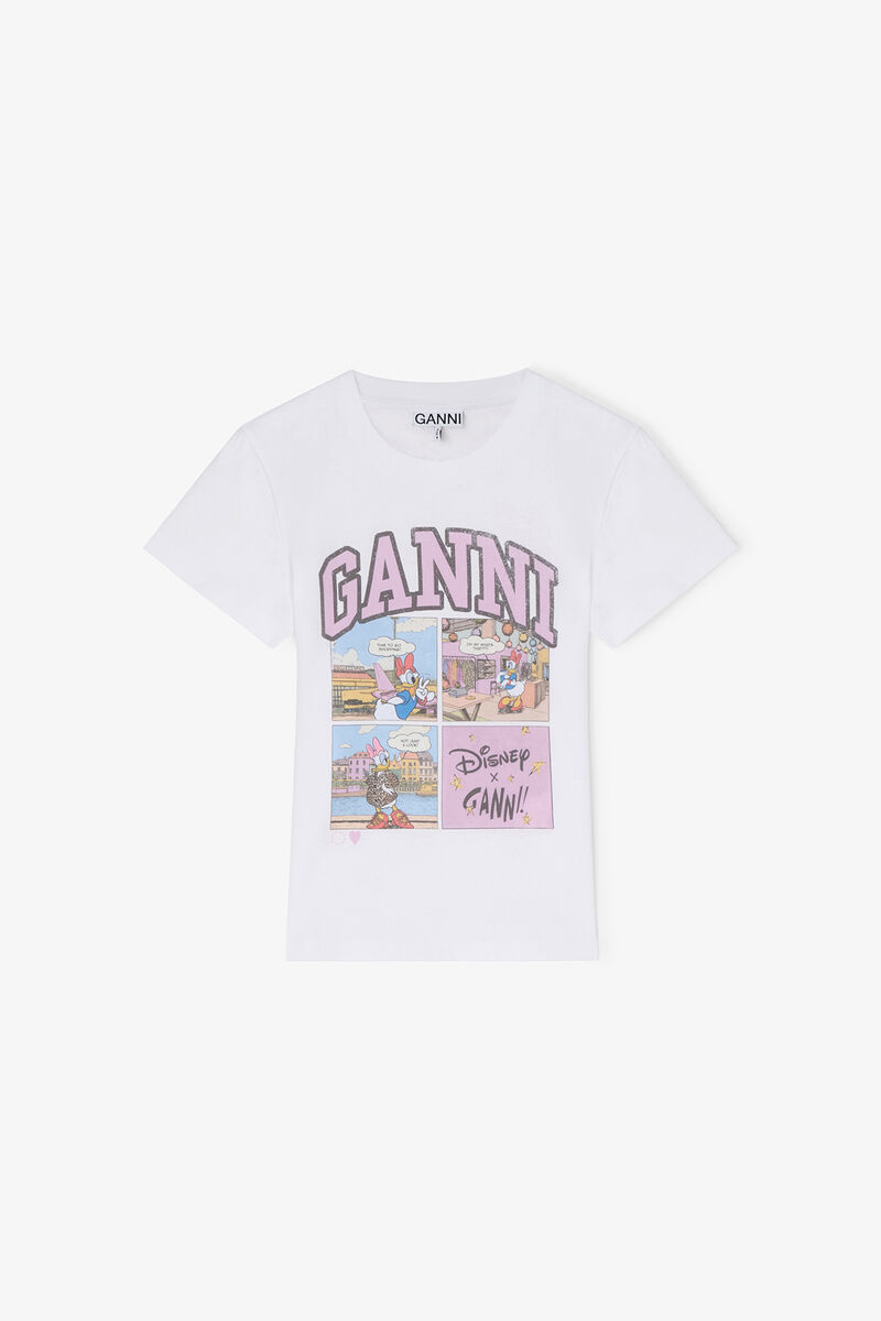 GANNI 데이지 덕 베이비 핏 티셔츠