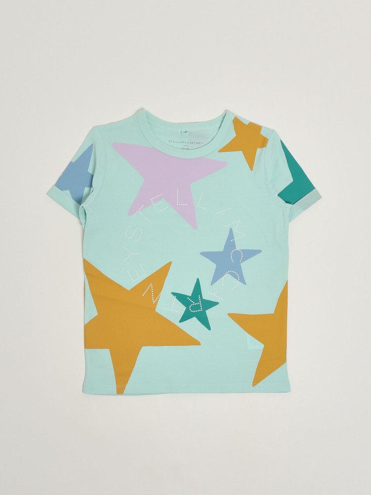 Stella McCartney Kids 스타 프린트 티셔츠