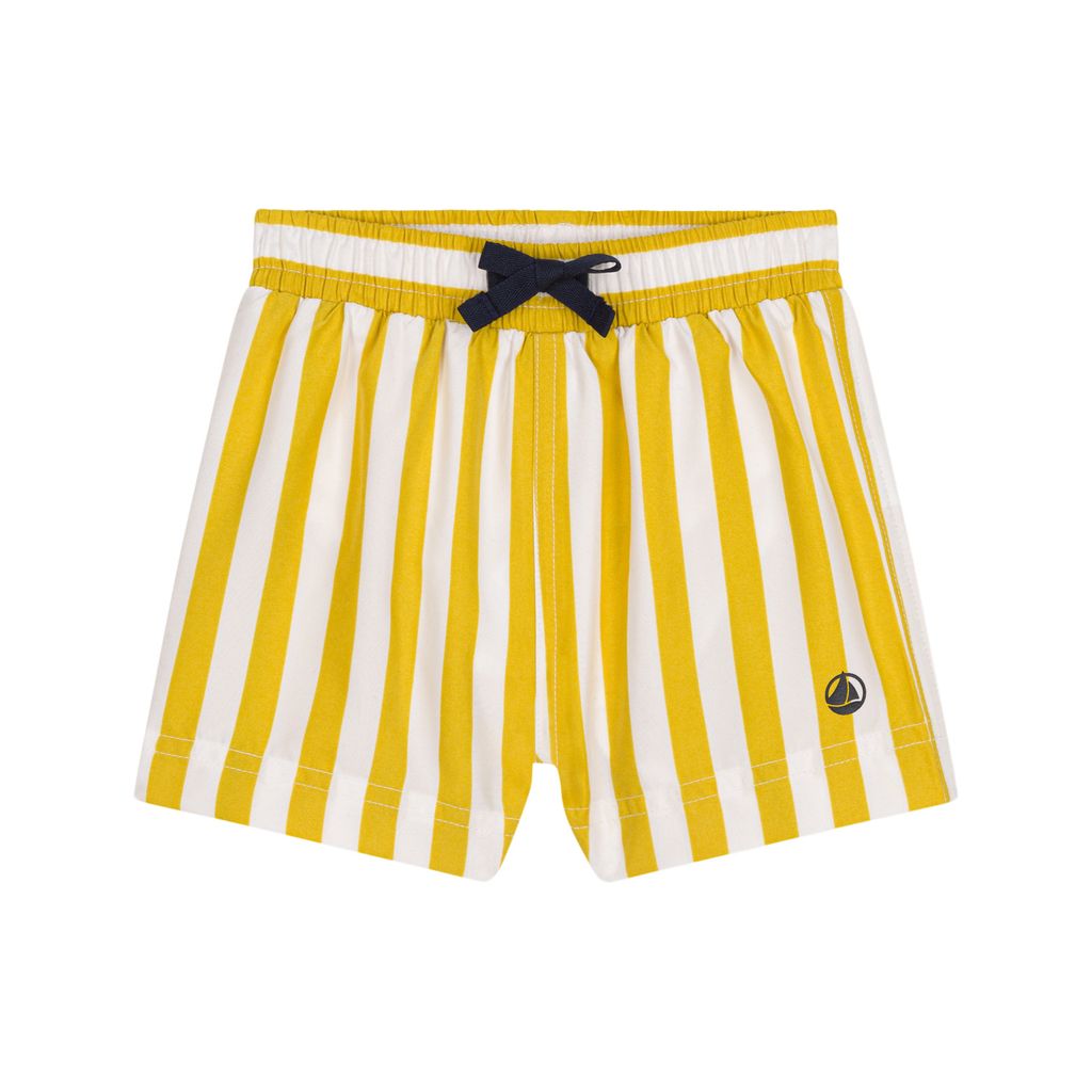 PETIT BATEAU KIDS 스트라이프 디테일 스윔 쇼츠