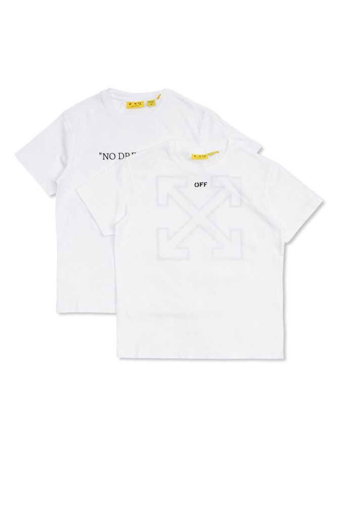 Off-White Kids 애로우 모티프 프린트 티셔츠