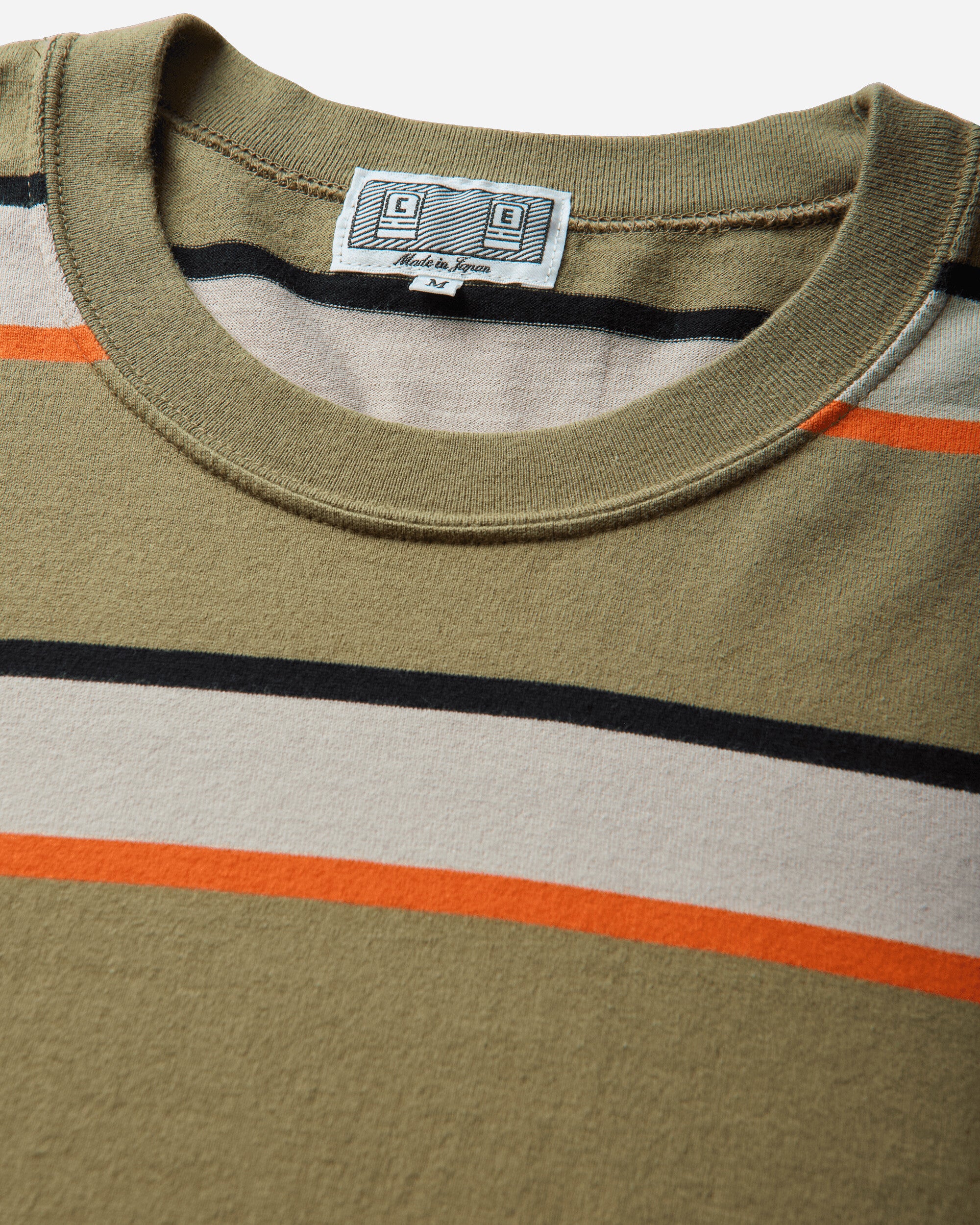 CAV EMPT 남성 스트라이프 롱슬리브 티셔츠