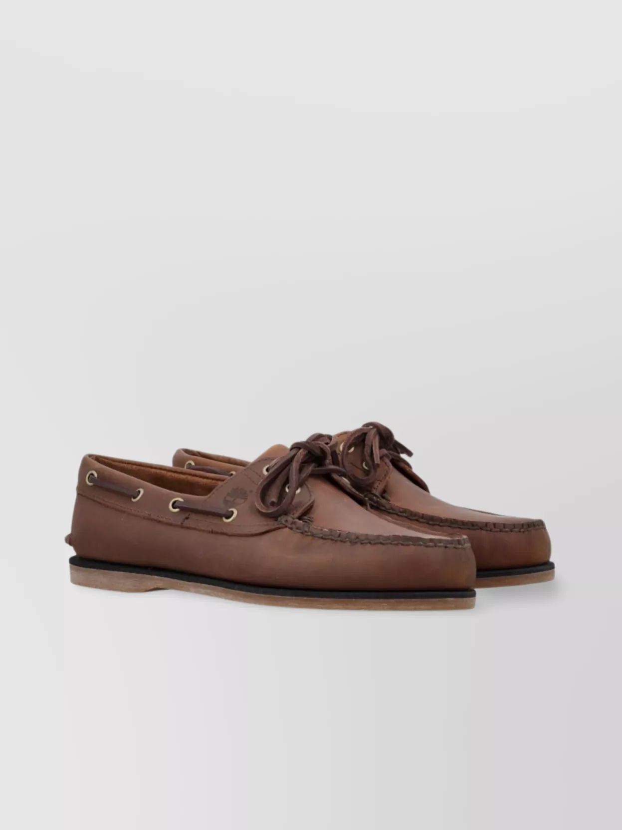 Timberland 보트 슈즈 아이렛 디테일링