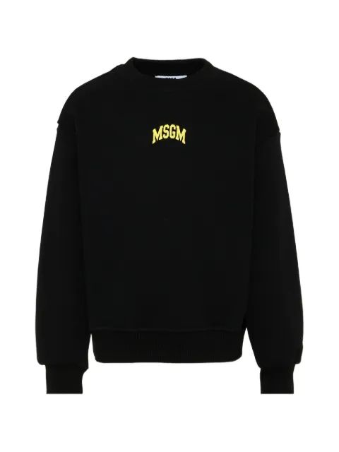 MSGM Kids 로고 프린트 맨투맨