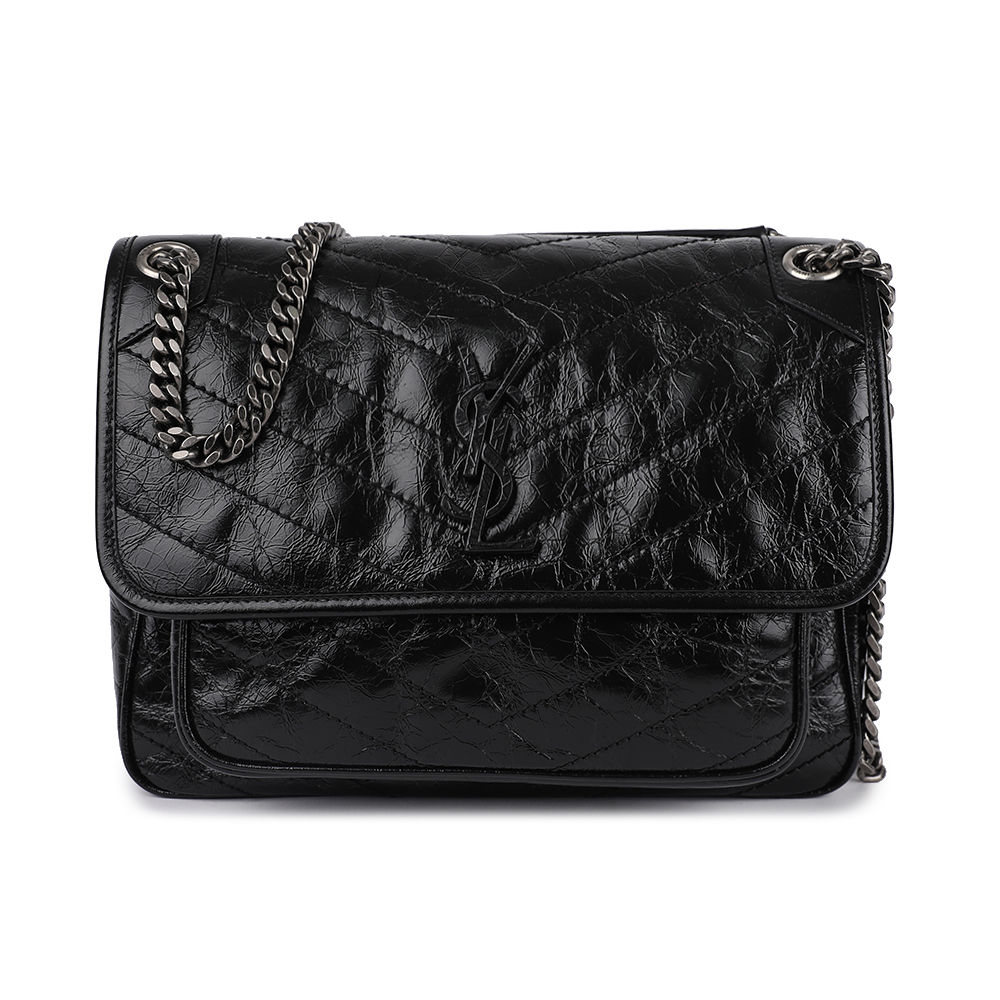 SAINT LAURENT 생로랑 니키 빈티지 미디움 숄더백 633158-0EN04-1000