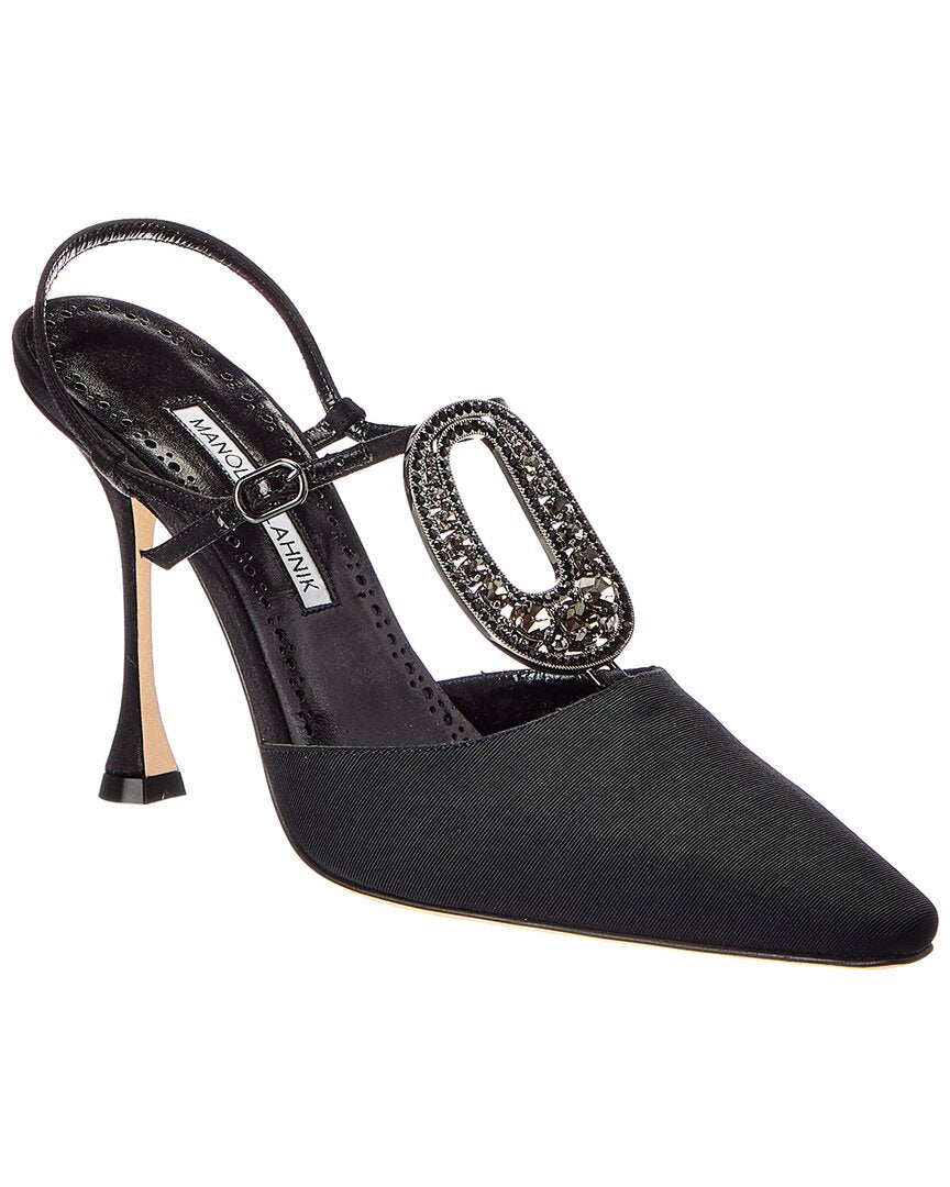 Manolo Blahnik 트루타 105 고로그램 슬링백 펌프스