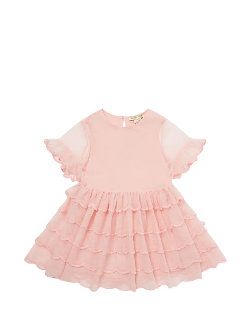 Stella McCartney Kids 러플 티어드 드레스