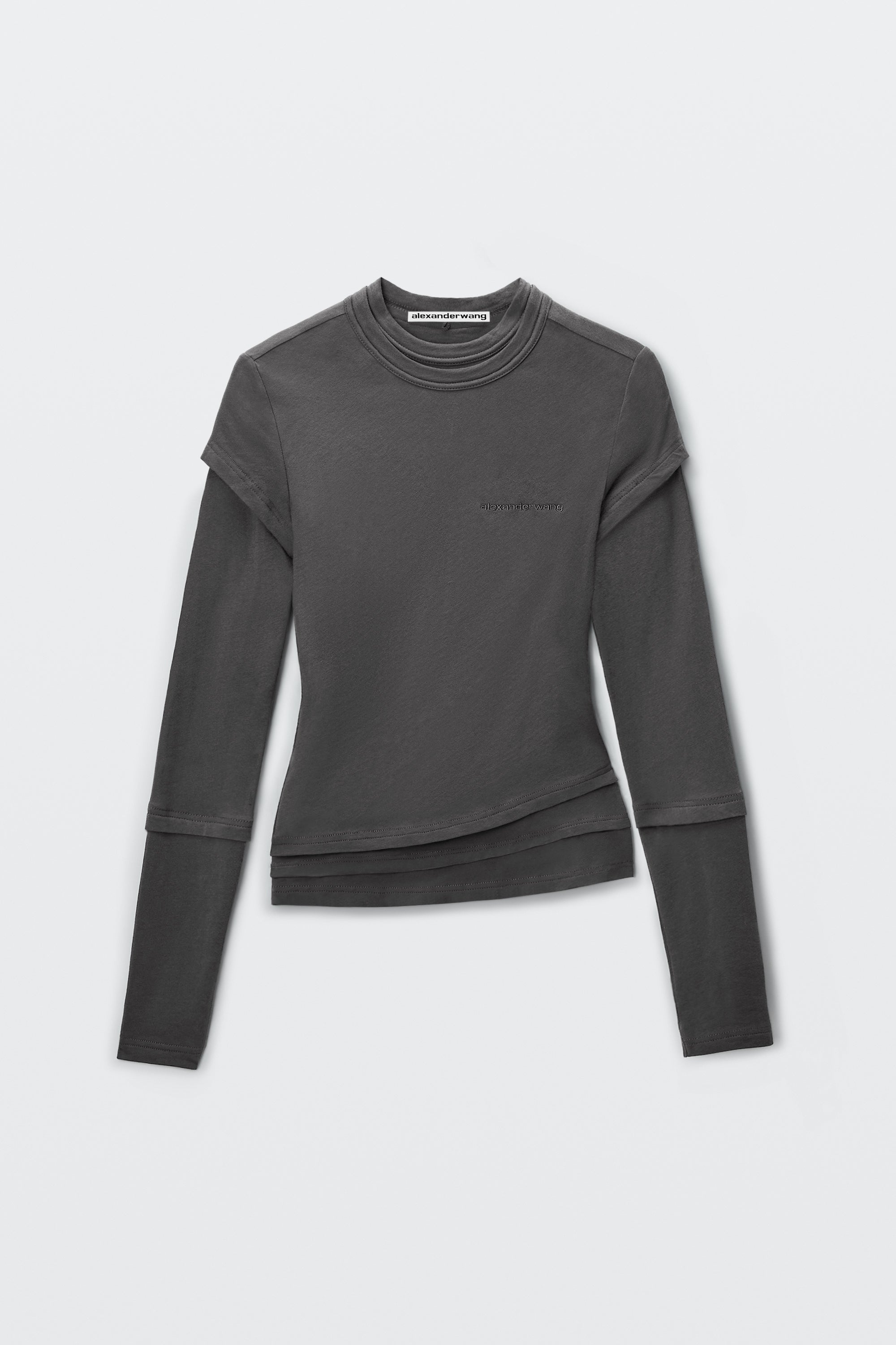 ALEXANDER WANG 레이어드 롱슬리브 탑