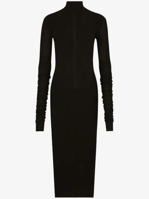 DOLCE & GABBANA 미디 레이스 패널 원피스