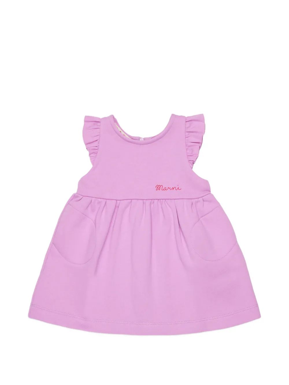 Marni Kids 러플 자수 원피스