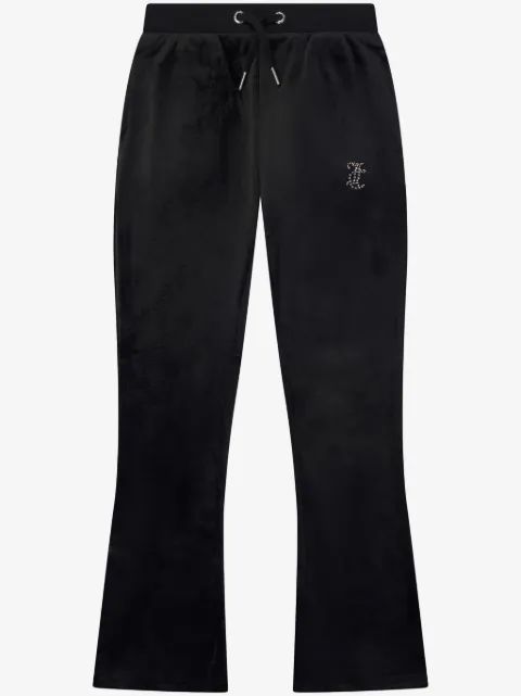 Juicy Couture Kids 벨로어 플레어 조거