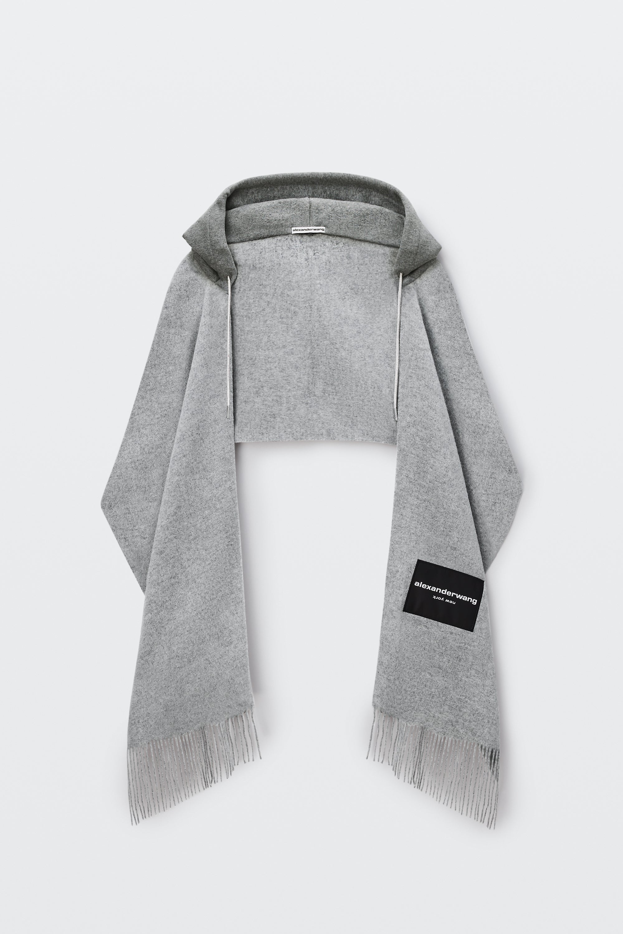 ALEXANDER WANG 크리스탈 핫픽스 드로우코드 후드티