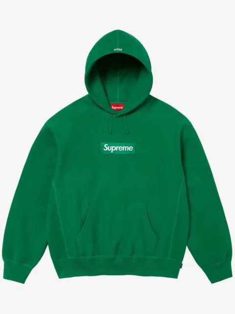 Supreme 박스 로고 후드티