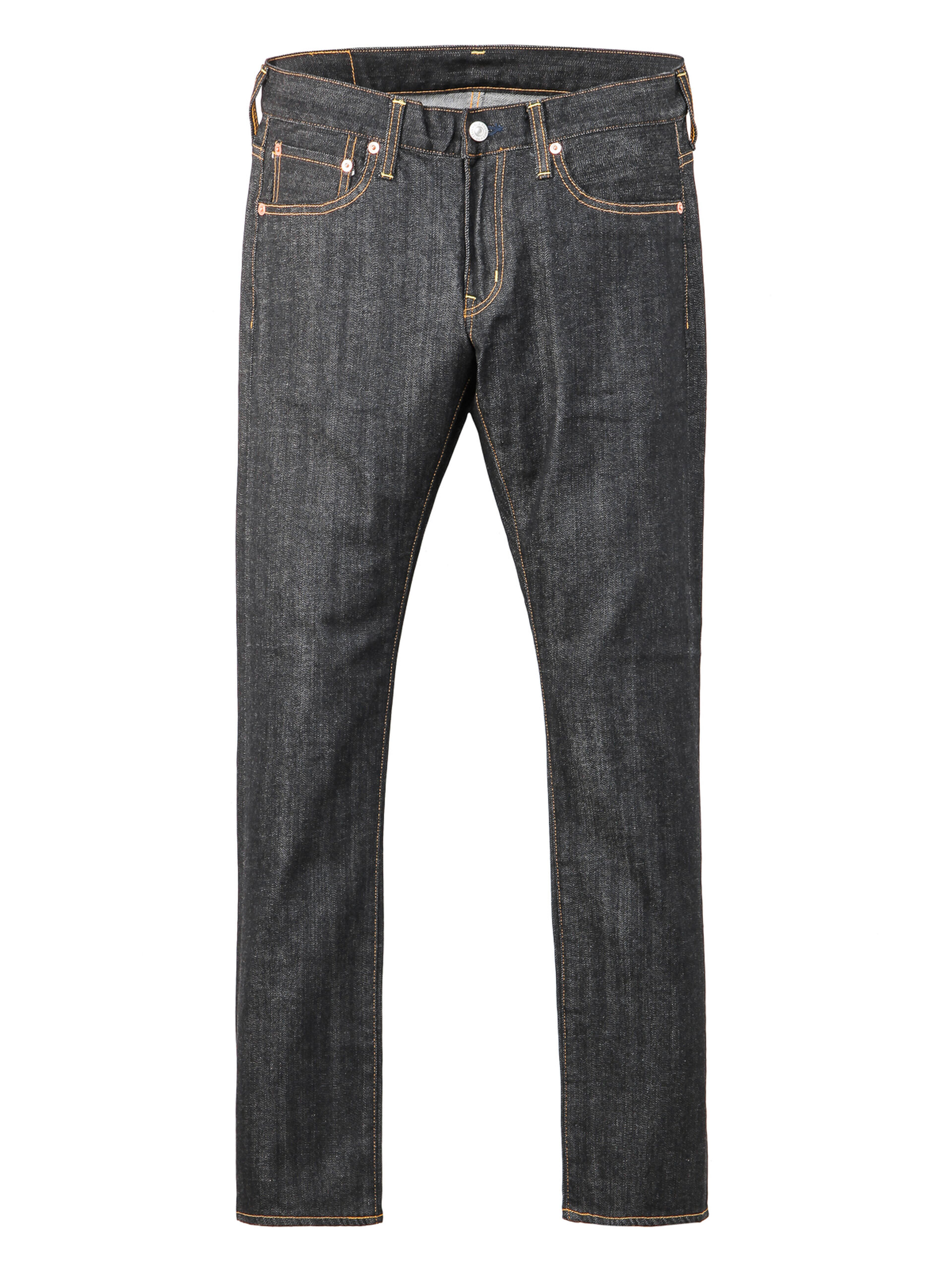 FOB FACTORY F1138 스트레치 테이퍼드 슬림 셀비지 12.5oz
