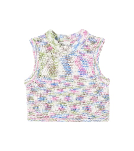 Scotch & Soda Kids 니트 스웨터 조끼
